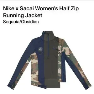 Nike | Tops | Nike X Sacai Half Zip Running Jacket | Poshmark